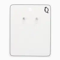 Серьги "Цветок розы", цвет белый в серебре