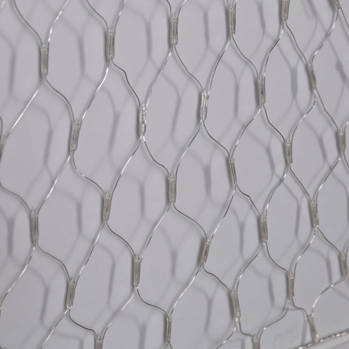 Гирлянда &laquo;Сеть-ёлка&raquo; 1 &times; 1 м, IP20, тёмная нить, 90 LED, свечение зелёное, 8 режимов, 220 В