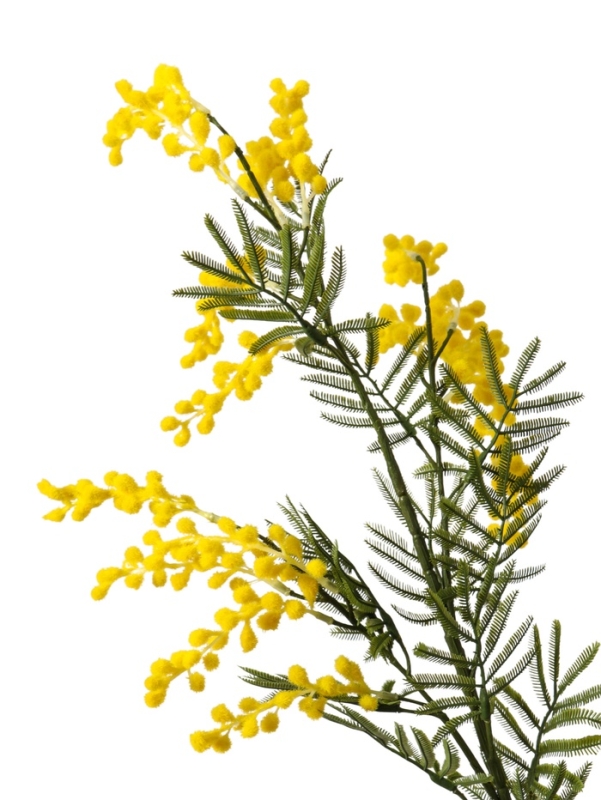 Цветы искусственные "Мимоза" 65 см, жёлтый