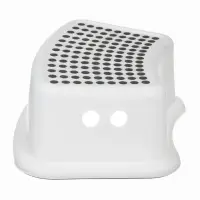 Подставка детская, антискользящая., цвет белый/серый