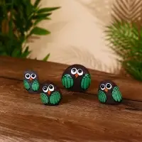 Сувенир "Совёнок" камень 4х3х5 см, МИКС