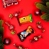 Новый год. Набор шоколадных конфет &laquo;Ёлочка&raquo;, синяя, 105 г