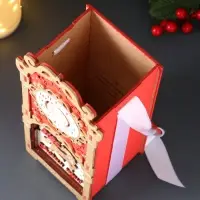 Шкатулка "Лошадка 2026" с сувениром, 12х10х27, красный