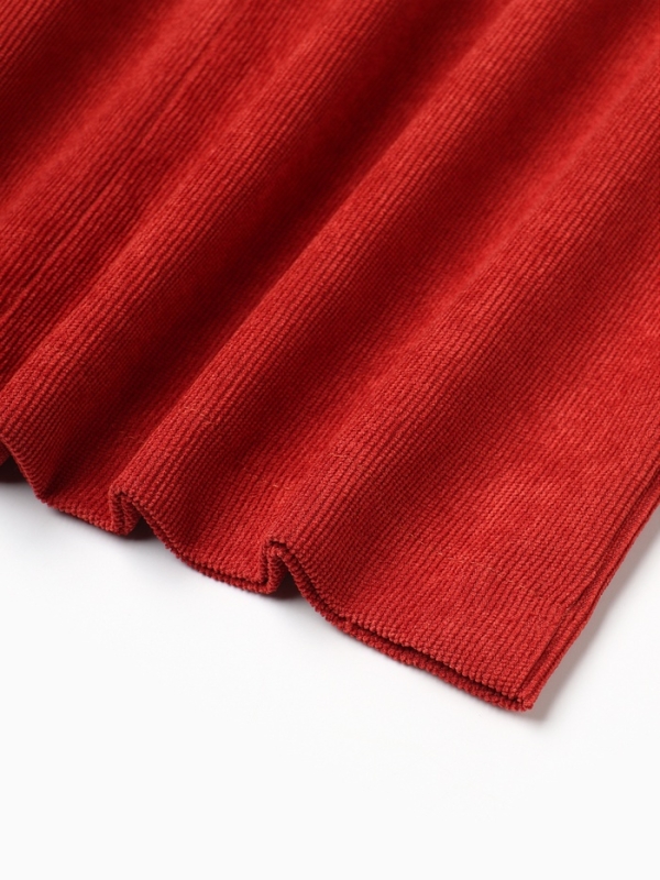 Юбка с разрезом женская, MINAKU, цвет кирпичный, размер 46