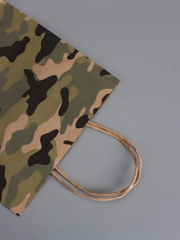 Пакеты подарочные, 23 Февраля , 24 х 10,5 х 32 см , набор 4 шт