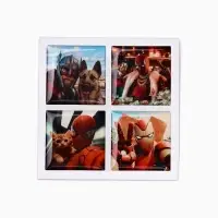 Объемные 3D стикеры на телефон &laquo;Супергерои&raquo;, 4 шт, 3 &times; 3 см