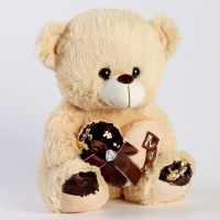 Мягкая игрушка &laquo;Мишка&raquo; с сердцем, 30 см