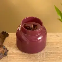 Свеча с травами в банке Earthy collection "Midnight rose" 200 гр, соевый воск