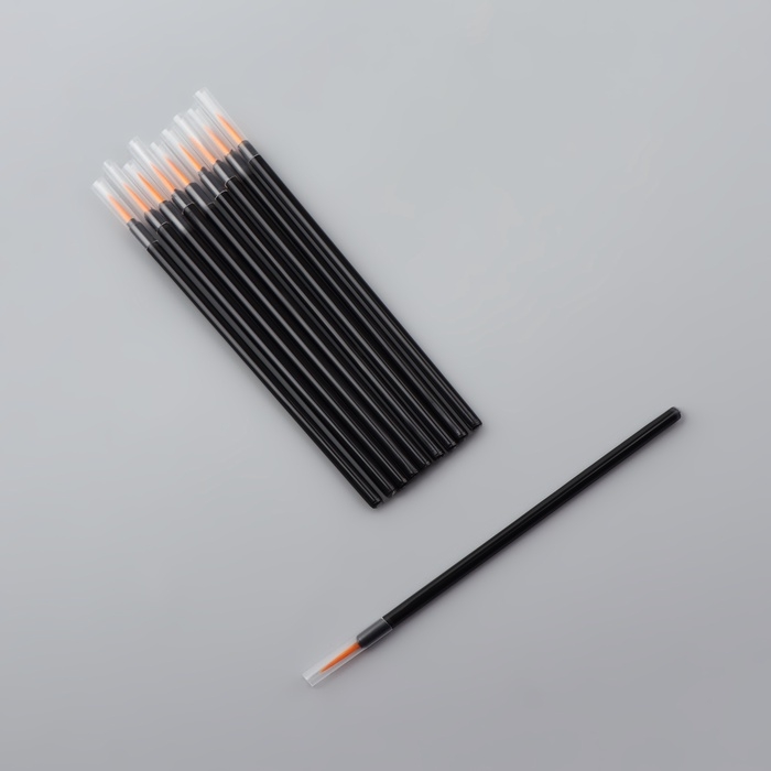 Кисти для макияжа, набор - 10 шт, 9,3 (±1) см, цвет чёрный Кисти для макияжа, набор - 10 шт, 9,3 (±1) см, цвет чёрный