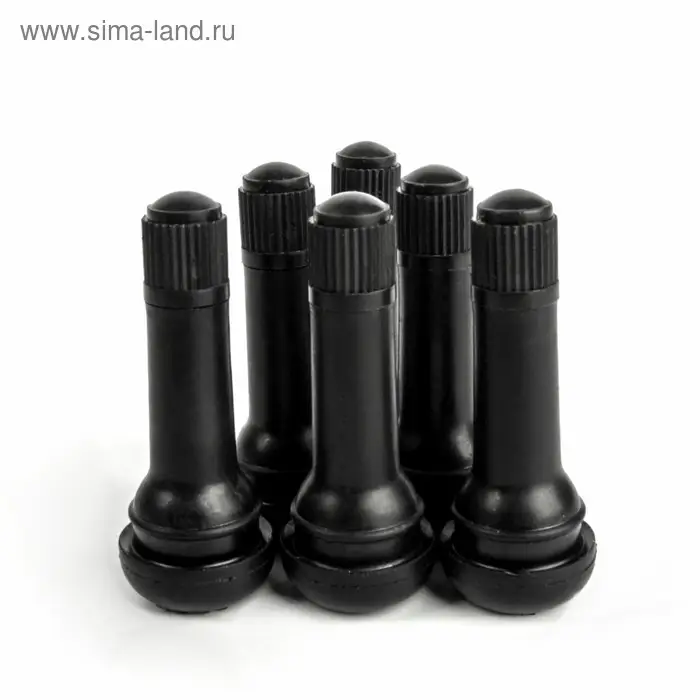 Вентиль для бескамерных шин, TR414, пластик, чёрный
