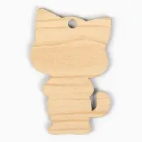 Ёлочная игрушка новогодняя &laquo;Котик&raquo;, на Новый год, 4,5 х 7,3 см