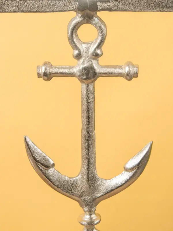 Подсвечник на 3 свечи "Морской" алюминий 36х17х93 см