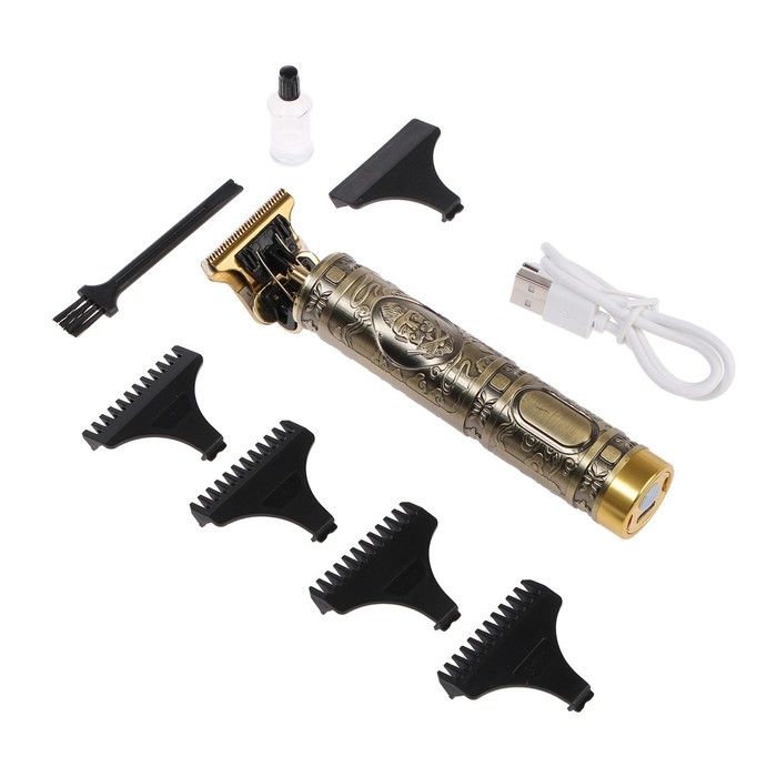 Машинка для стрижки Windigo LTRI-28, портативная, 2500 мАч, 1,5/2/3/4 мм, АКБ, "Барбер"