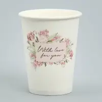 Стакан для цветов &laquo;Рамка цветочки&raquo;, 350 мл