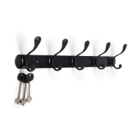 Вешалка CAPPIO CVP014, металлическая, пятирожковая, цвет черный