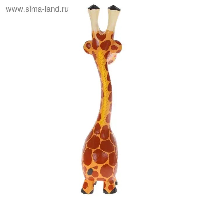 Сувенир дерево "Жираф-толстячок" 50х16х10 см
