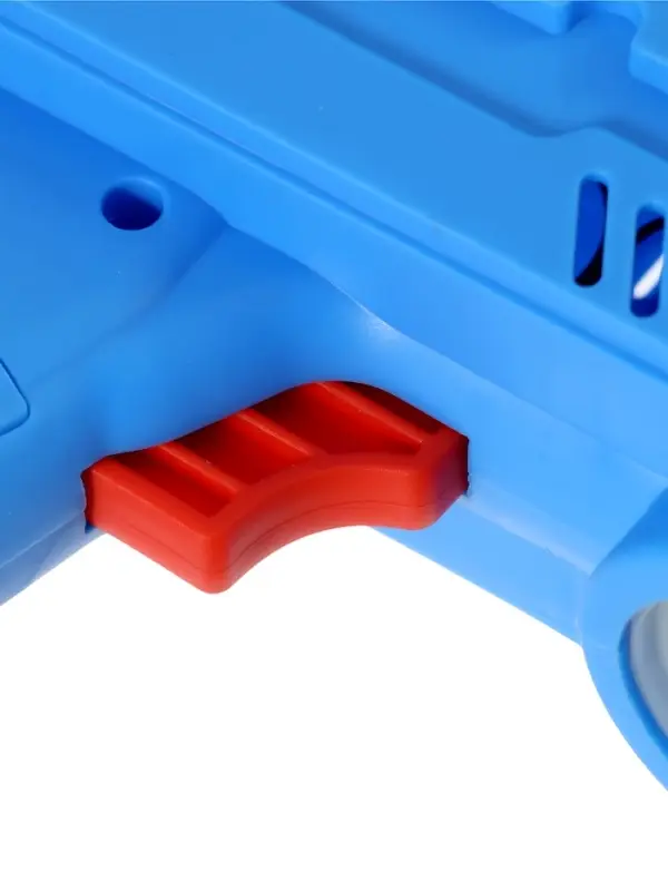 Генератор мыльных пузырей &laquo;Пистолет&raquo;, световые эффекты, работает от батареек, синий