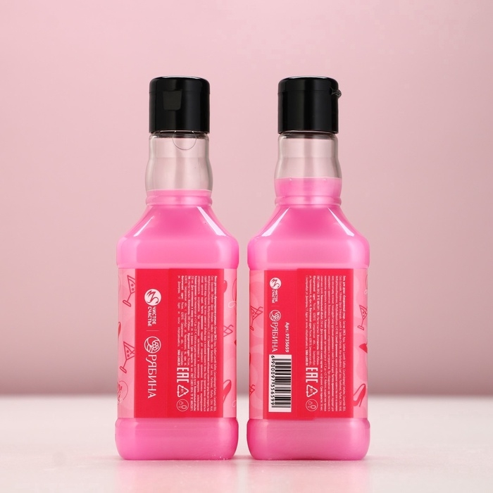 Подарочный набор ЧИСТОЕ СЧАСТЬЕ &laquo;Пенная вечеринка&raquo;: гель для душа и пена для ванны виски, 2х250 мл