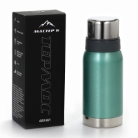 Термос для чая "Мастер К", 600 мл, 2 крышки-кружки