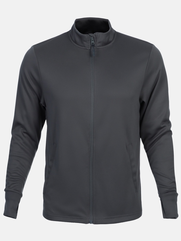 Лонгслив мужской Resport, на молнии, р. 46, цвет серый, базовый, с длинным рукавом