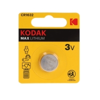Батарейка литиевая Kodak Max, CR1632-1BL, 3В, блистер, 1 шт. Батарейка литиевая Kodak Max, CR1632-1BL, 3В, блистер, 1 шт.