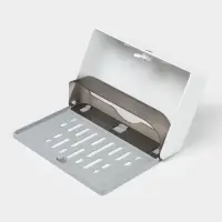 Диспенсер бумажных полотенец в листах, пластик белый