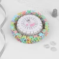 Булавки для квилтинга &laquo;Бабочка&raquo;, 53 мм, 20 шт., разноцветные