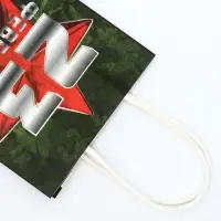 Пакет подарочный крафт &laquo;С 23 Февраля!&raquo; 12&times;6&times;16 См