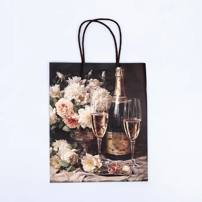 Пакет крафт &laquo;Праздник&raquo; 22&times;12&times;27 см