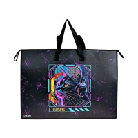 Папка А2 , 650х470х100 мм, deVENTE "Cyber Cat", с ручками, пластиковая, молния сверху, внутренний карман