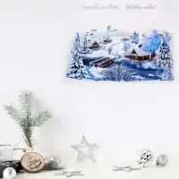 Наклейки новогодние &laquo;Счастливого нового года&raquo;, с блестящей пластизолью, 29,7 х 42 см