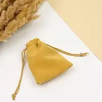 Мешочек бархатный, 7&times;9 см, оранжевый