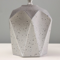 Настольная лампа "Аурика" Е14 40Вт серый 22х22х34см Настольная лампа "Аурика" Е14 40Вт серый 22х22х34см