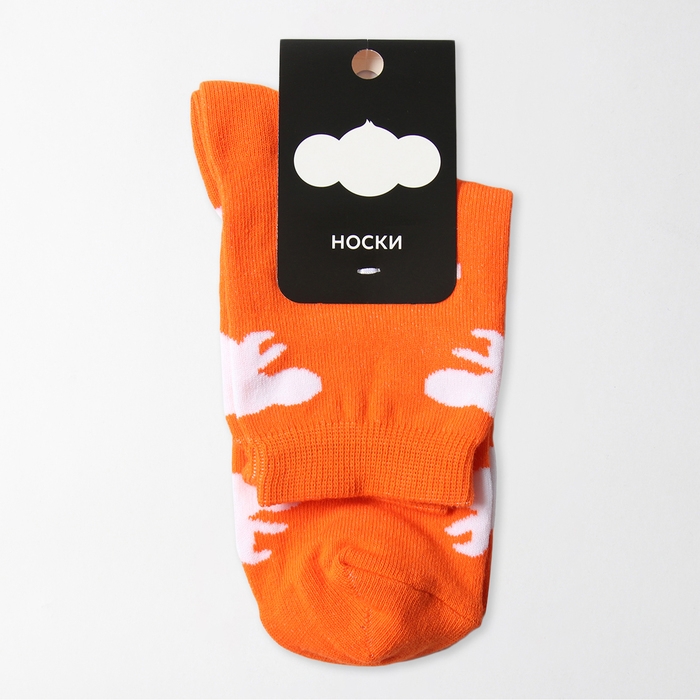 Носки KAFTAN Чебурашка размер 36-39 (23-25 см) оранжевый