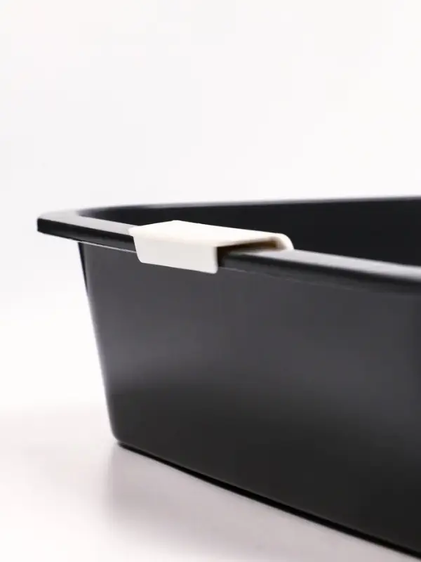 Туалет "Белла мини" для кошек, с сеткой, 35 х 26  х 6 см, Серый