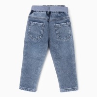 Джинсы для мальчика, НАЧЁС, цвет синий, рост 80 см