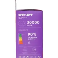 Лампа светодиодная СТАРТ, 20 Вт, Е27, 2700К, 1600 лм, свечение тёплое белое