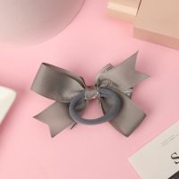 Резинка для волос "Школьница" бант звезда, 12 см, серый Резинка для волос "Школьница" бант звезда, 12 см, серый