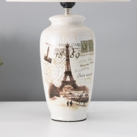 Настольная лампа с абажуром RISALUX &laquo;Виолино&raquo;, Е27, 40 Вт, 28&times;28&times;45.5 см