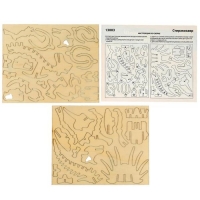 Конструктор деревянный &laquo;Стиракозавр&raquo;, 36 деталей