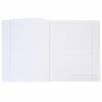 Тетрадь 18 листов в линейку Синяя, пластиковая обложка, титульный лист, блок офсет 65г/м2