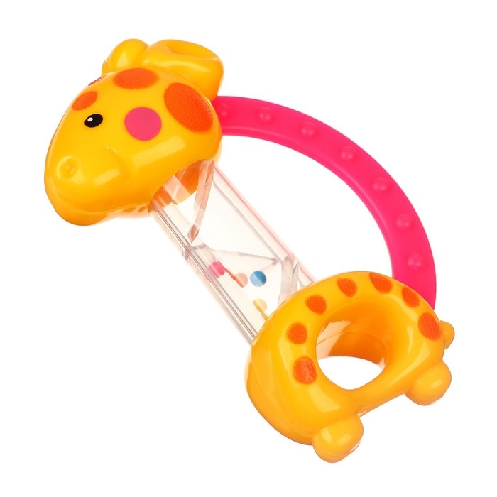 Погремушка &laquo;Жирафик&raquo;, цвет МИКС, Крошка Я
