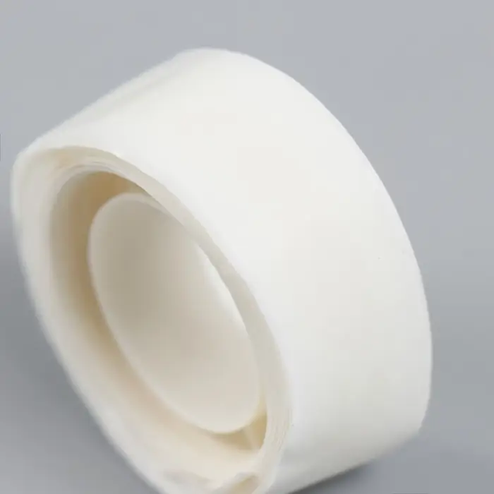 Клейкая лента двухсторонняя "Круглый прозрачный" 100 шт в рулоне