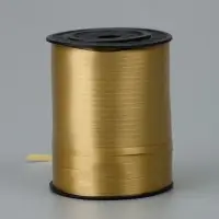 Лента для декора и подарков, золотой, 0,5 см х 500 м