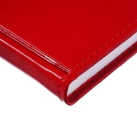 Ежедневник недатированный А5, 160 листов "Небраска", перфорация углов, красный Ежедневник недатированный А5, 160 листов "Небраска", перфорация углов, красный