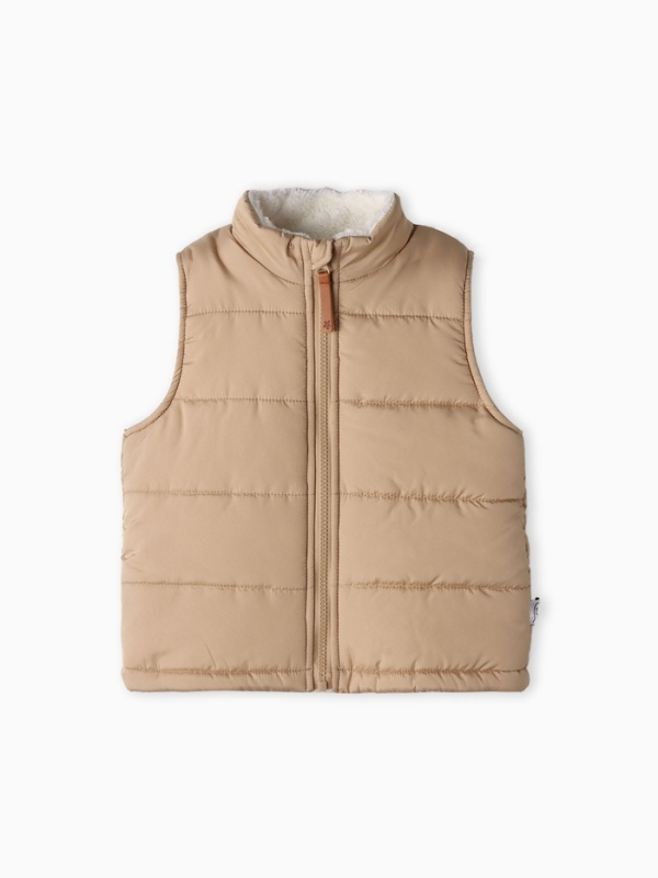 Жилет утепленный KAFTAN, размер 32 (110-116), бежевый