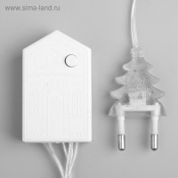 Гирлянда «Нить» 5 м, IP20, прозрачная нить, 50 LED, свечение тёплое белое, 8 режимов, 220 В Гирлянда «Нить» 5 м, IP20, прозрачная нить, 50 LED, свечение тёплое белое, 8 режимов, 220 В