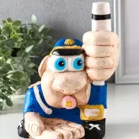 Копилка для денег &laquo;Добрый гаишник&raquo;, гипс, 22.5&times;18&times;15 см