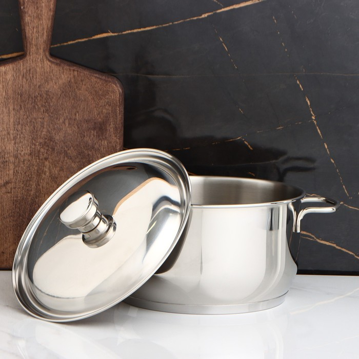 Кастрюля &laquo;Классика-прима&raquo;, 3 л, d=20 см, капсульное дно, индукция