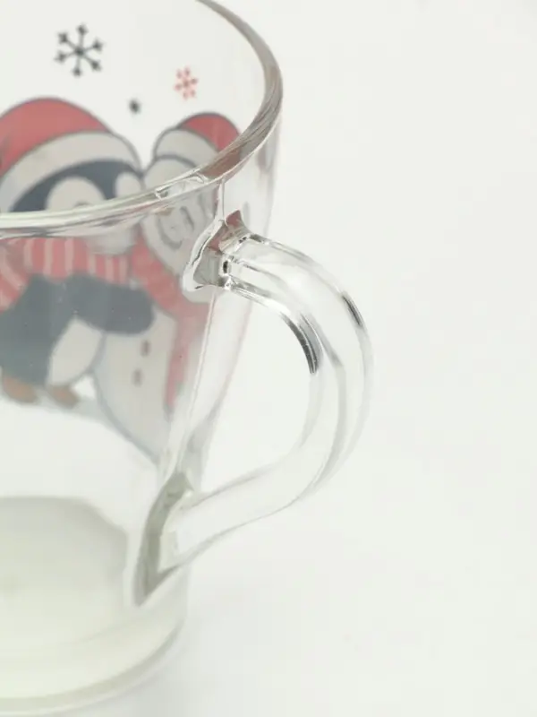 Кружки стеклянные новогодние &laquo;Персонажи&raquo;, набор 2 шт.